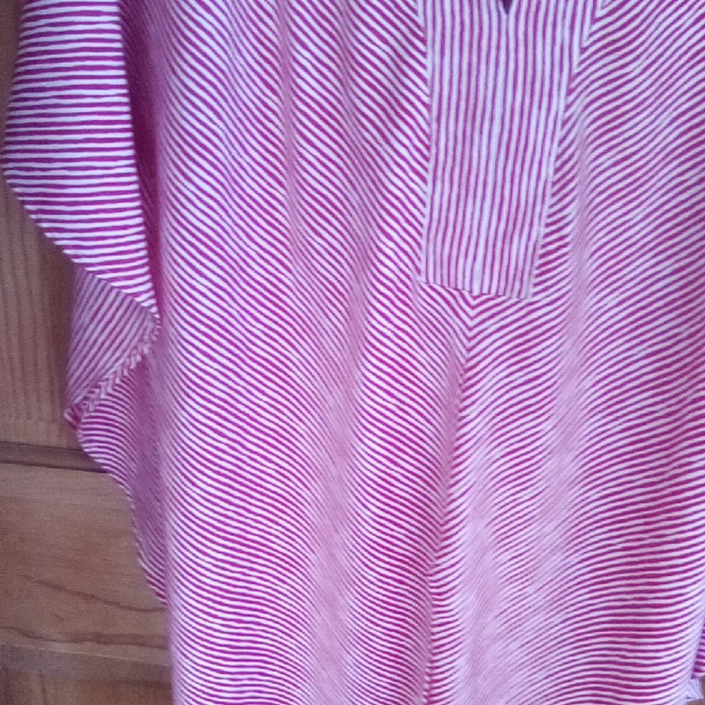 Chico's Red and White Striped Blouse - Picture 6 of 14